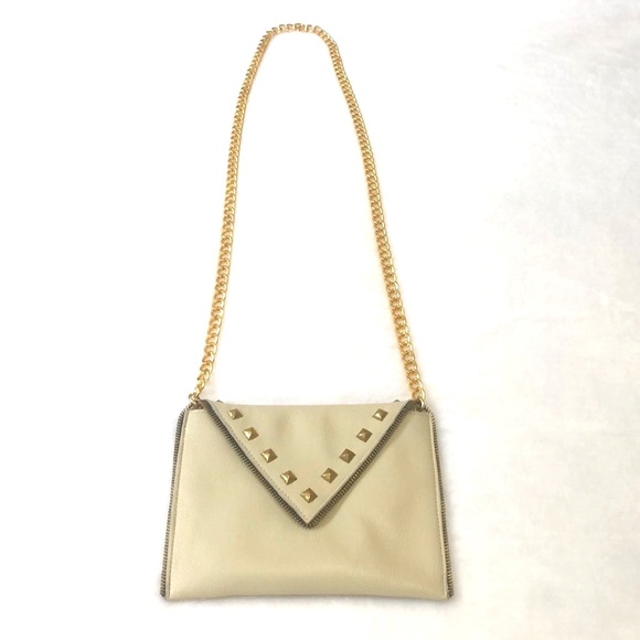 JJ Winters Zip Studded Zip Around Leather Crossbody - Picture 1 of 8